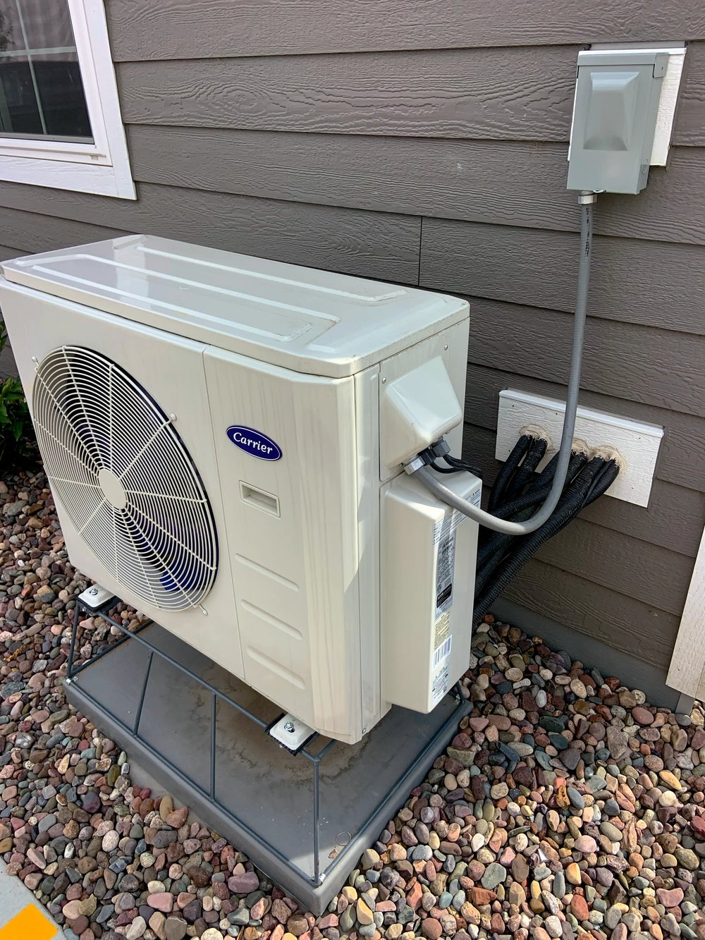 Larger air-source heat pump outdoor unit